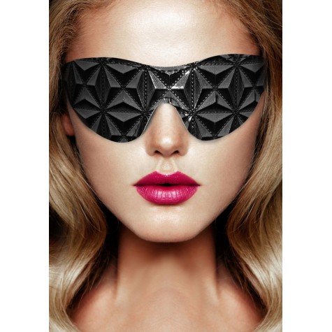 Черная маска на глаза закрытого типа Luxury Eye Mask